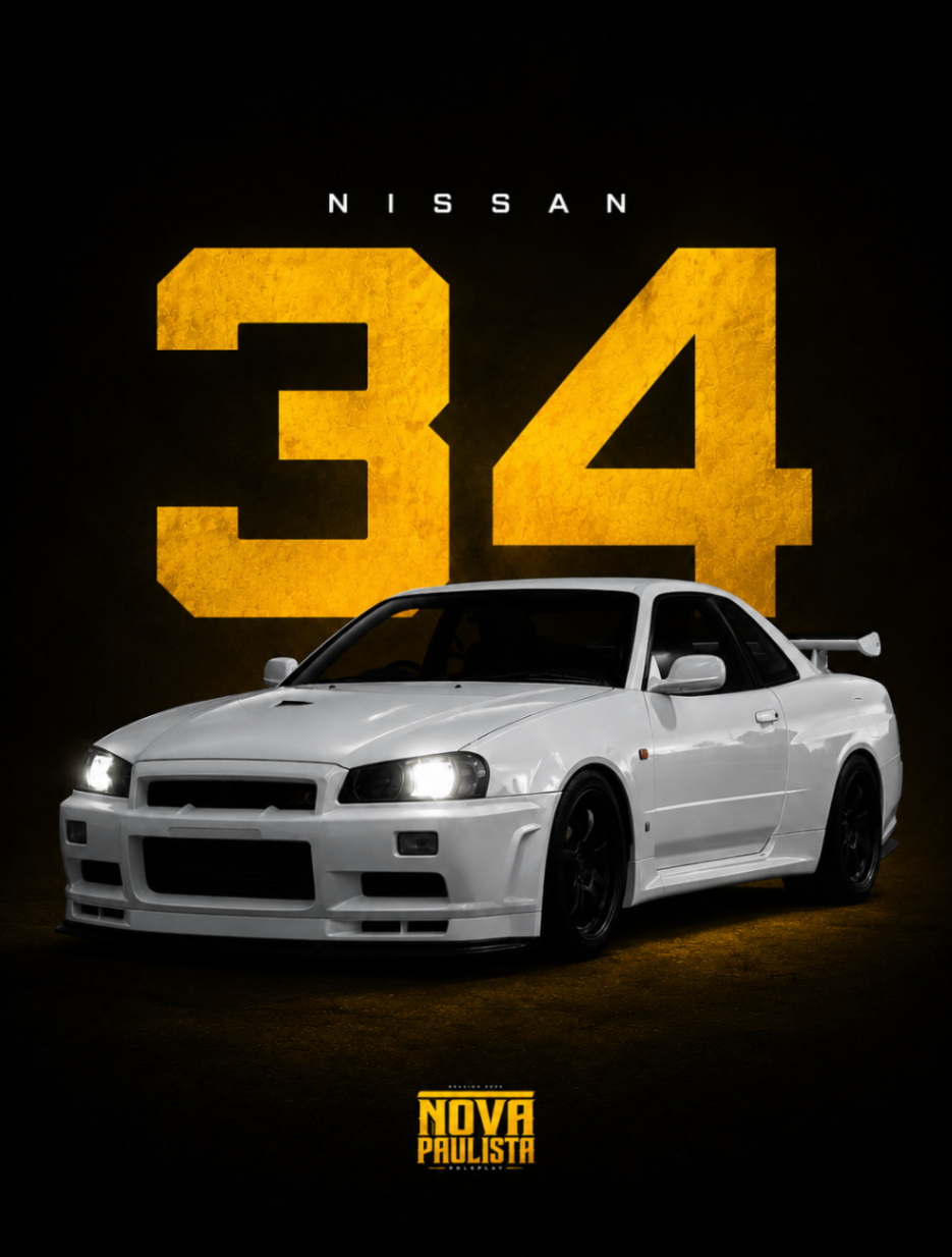 Nissan  R34 - Mão Americana