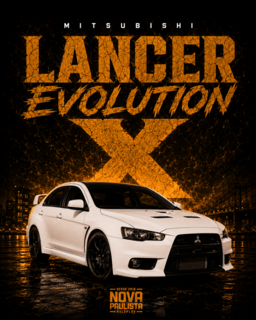 Mitsubishi Lancer Evolution X Mão Americana