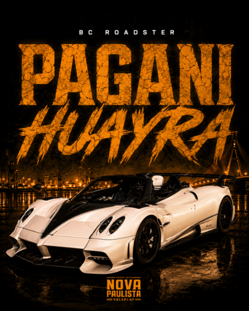 Pagani Huayra BC Roadster - Apenas 01 Unidade